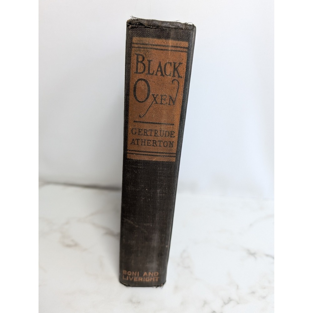 Black Oxen Gertrude Atherton 1923 Hardcover Boni & Liveright Antique Book